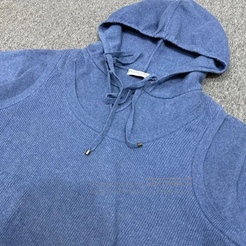 Dior Dior Blue Cotton Men's Short Sleeve Hoodie . Size US M / EU 48-50 / 2 - 3 Thumbnail