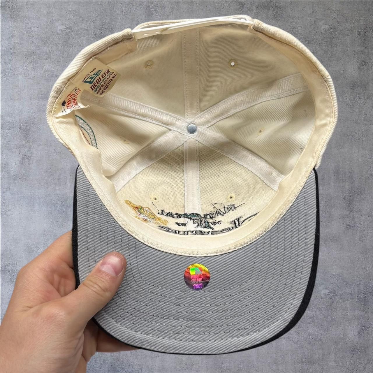 New Era Vintage Florida Marlins Snapback Hat Size ONE SIZE - 4 Thumbnail