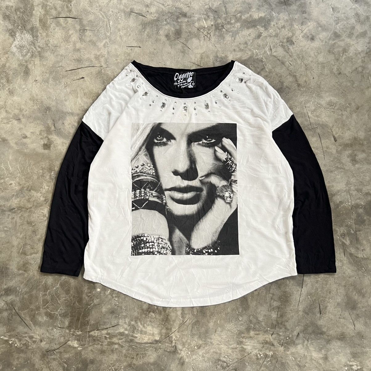 Hysteric Glamour Oggetto Swarovski Vkei Style LS Shirt Size L / US 10 / IT 46 - 1 Thumbnail