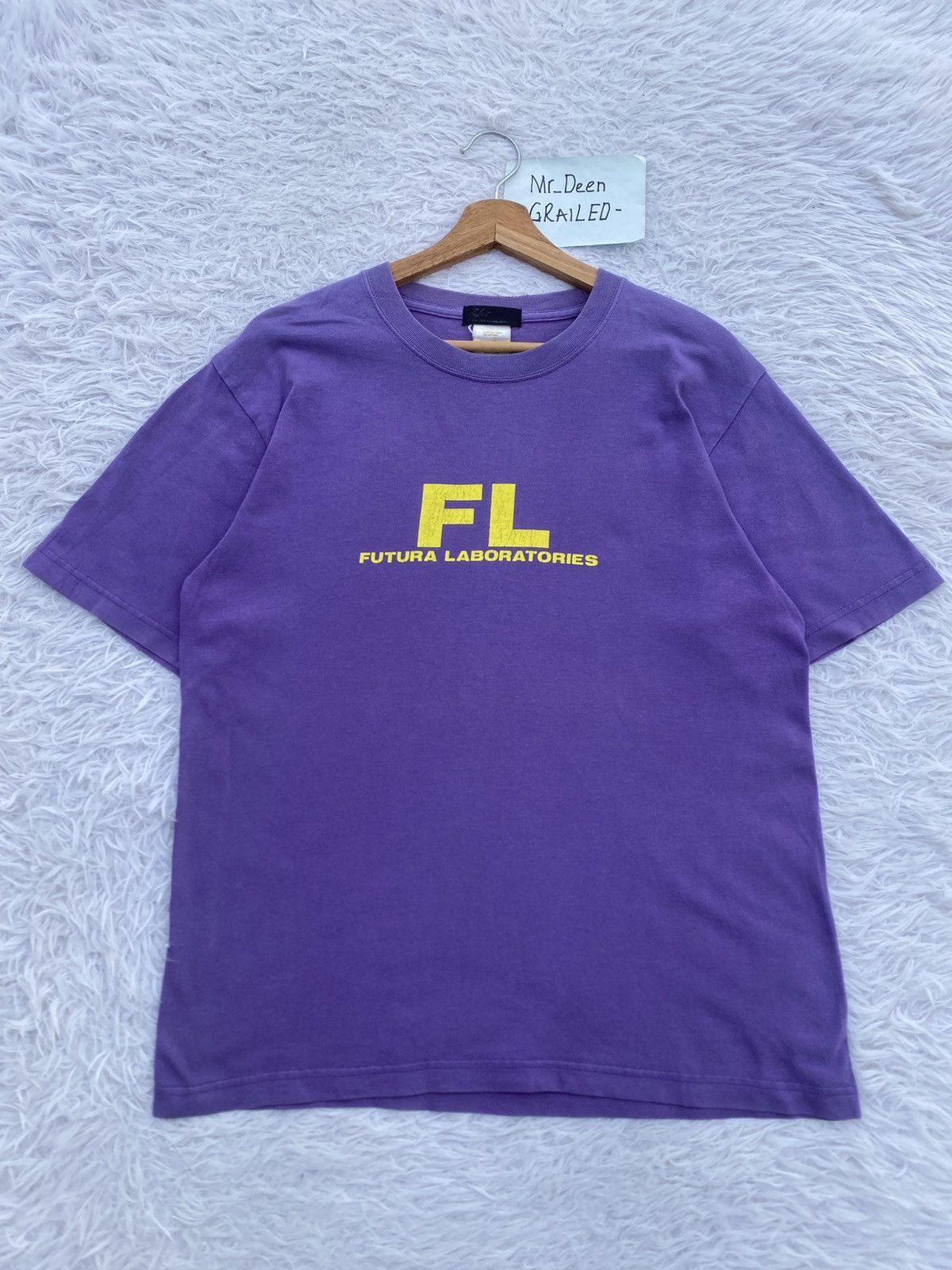 Futura Rare Vintage Futura Laboratories FL Purple Tshirt Size US M / EU 48-50 / 2 - 2 Thumbnail