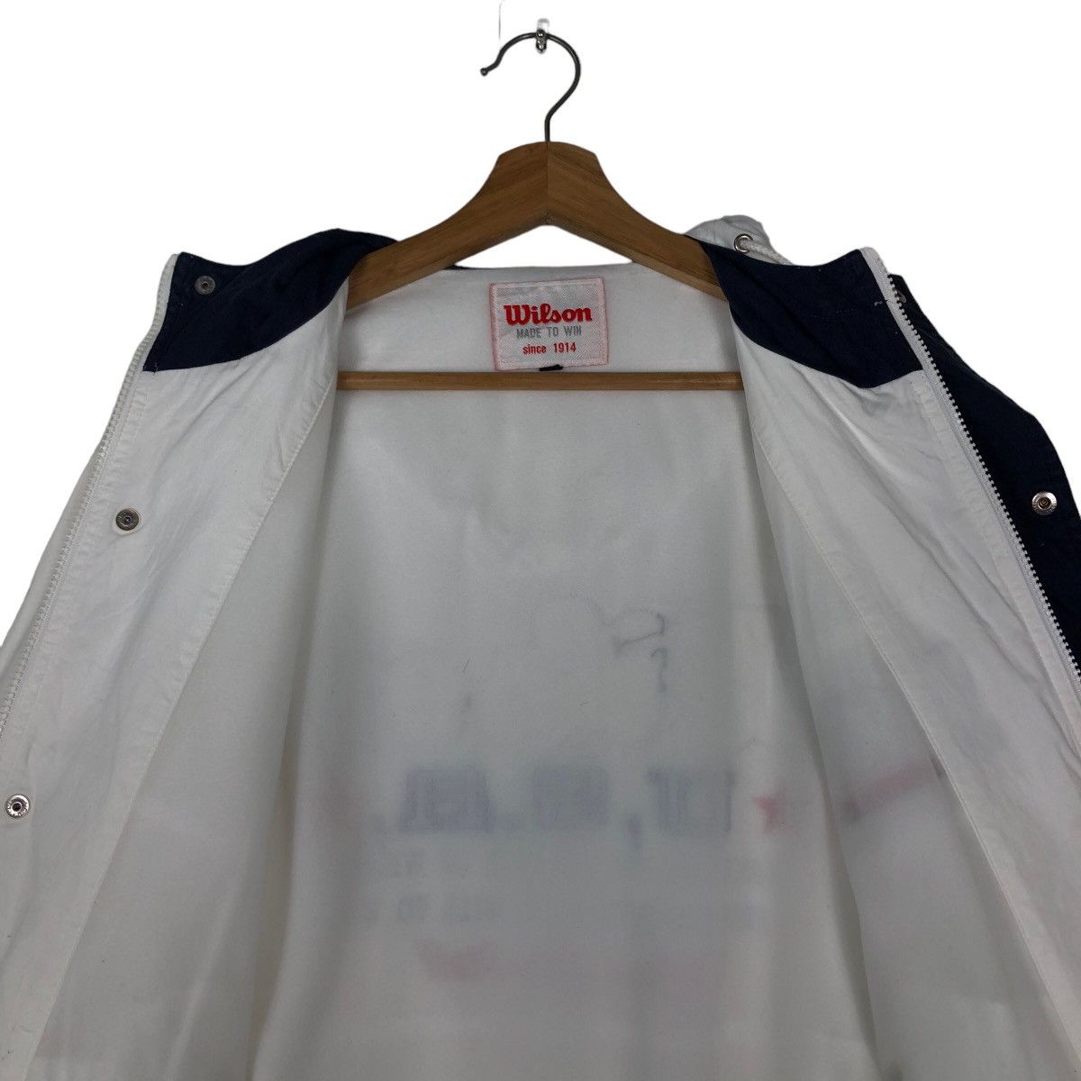 Japanese Brand 🔥90’s Vintage Bomber Jacket Wilson Since 1914 Big Logo Size US M / EU 48-50 / 2 - 15 Thumbnail