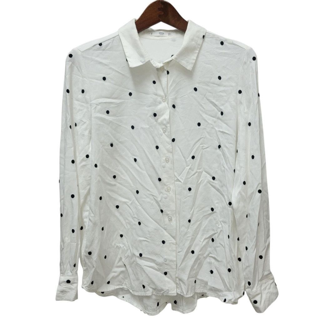 Other MNG Casual Women Long-Sleeves Polka-dot Rayon Blouse Size 8 Size M / US 6-8 / IT 42-44 - 1 Thumbnail