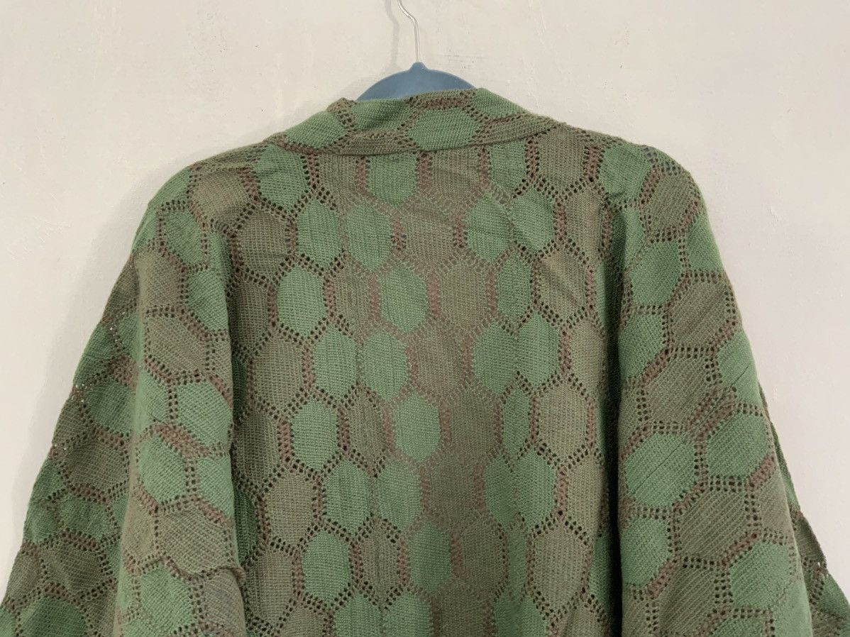 Japanese Brand Vintage Japan Green Cardigan Kimono Size US L / EU 52-54 / 3 - 7 Thumbnail