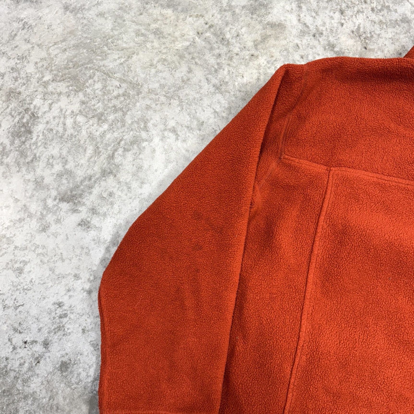 Vintage VINTAGE L.L. Bean Jacket Mens XL Orange Fleece Anorak Snap Pockets Zipper Pullover Size US XL / EU 56 / 4 - 7 Thumbnail