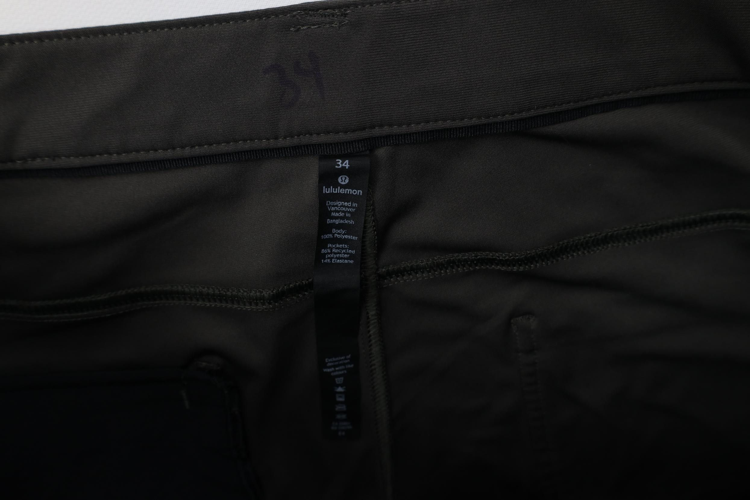 Lululemon Lululemon ABC Stretch Straight Leg Chinos Chino Pants Gray Size US 34 / EU 50 - 7 Thumbnail