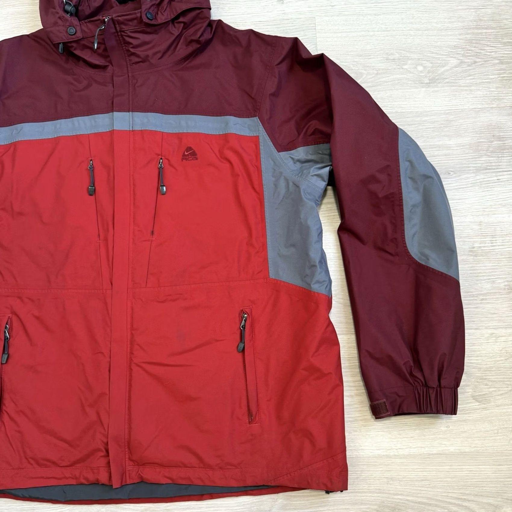 Nike VINTAGE Nike ACG Anorak Jacket XL Men Red Ski Snowboard Storm Fit 3 Devils Tower Size US XL / EU 56 / 4 - 2 Thumbnail
