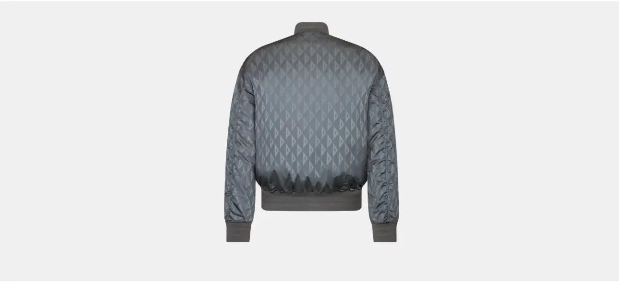Dior o1w1db10824 CD Diamond Zipped Bomber Jackets in Gray Size US L / EU 52-54 / 3 - 2 Thumbnail