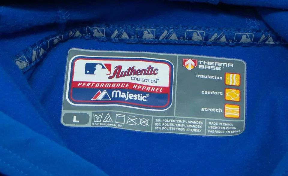 Majestic MAJESTIC HOODY ACTIVEWEAR TOP BLUE SIZE L - Size US L / EU 52-54 / 3 - 7 Thumbnail