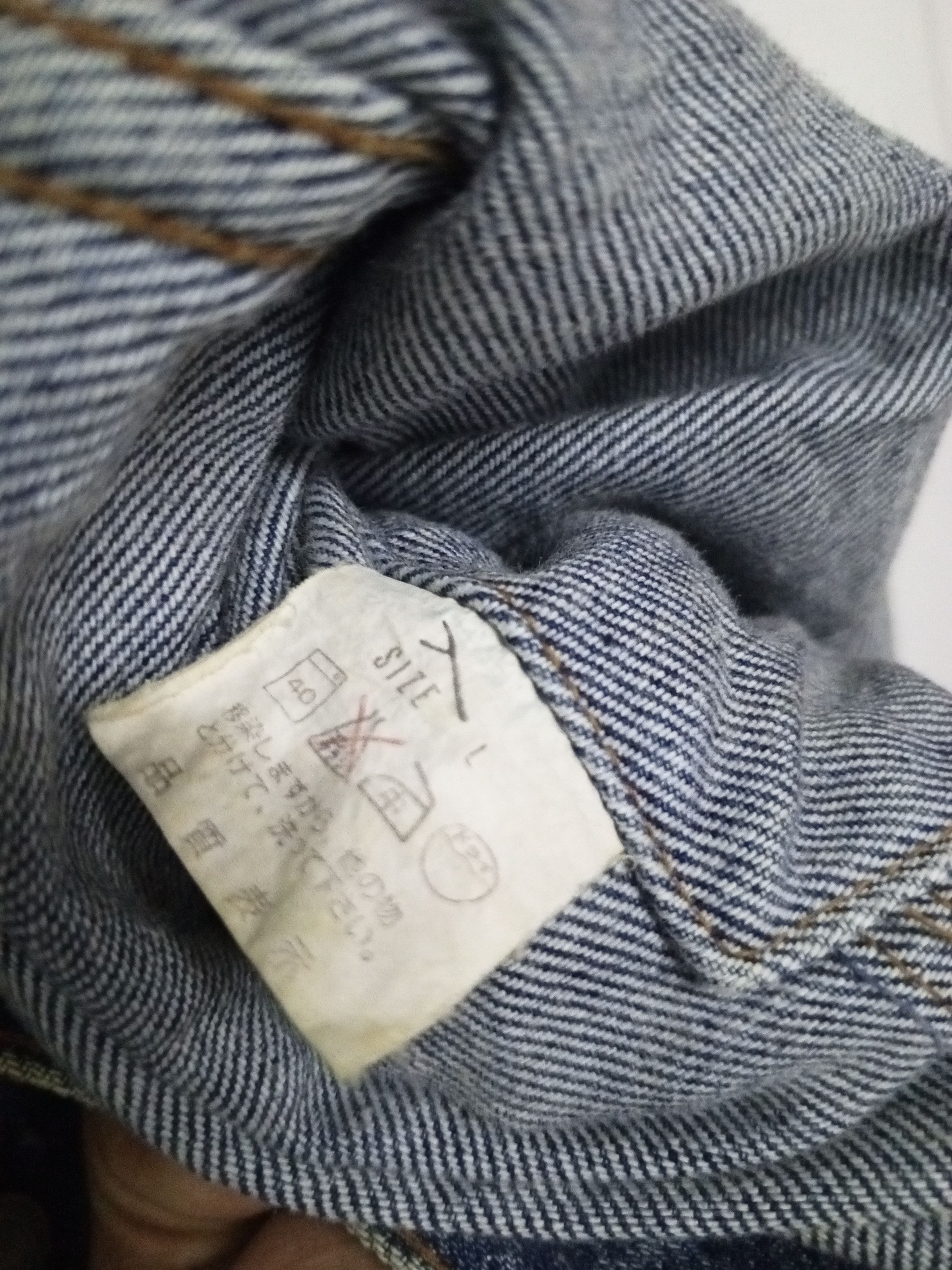 Vintage Levis orange tab denim jacket button J02