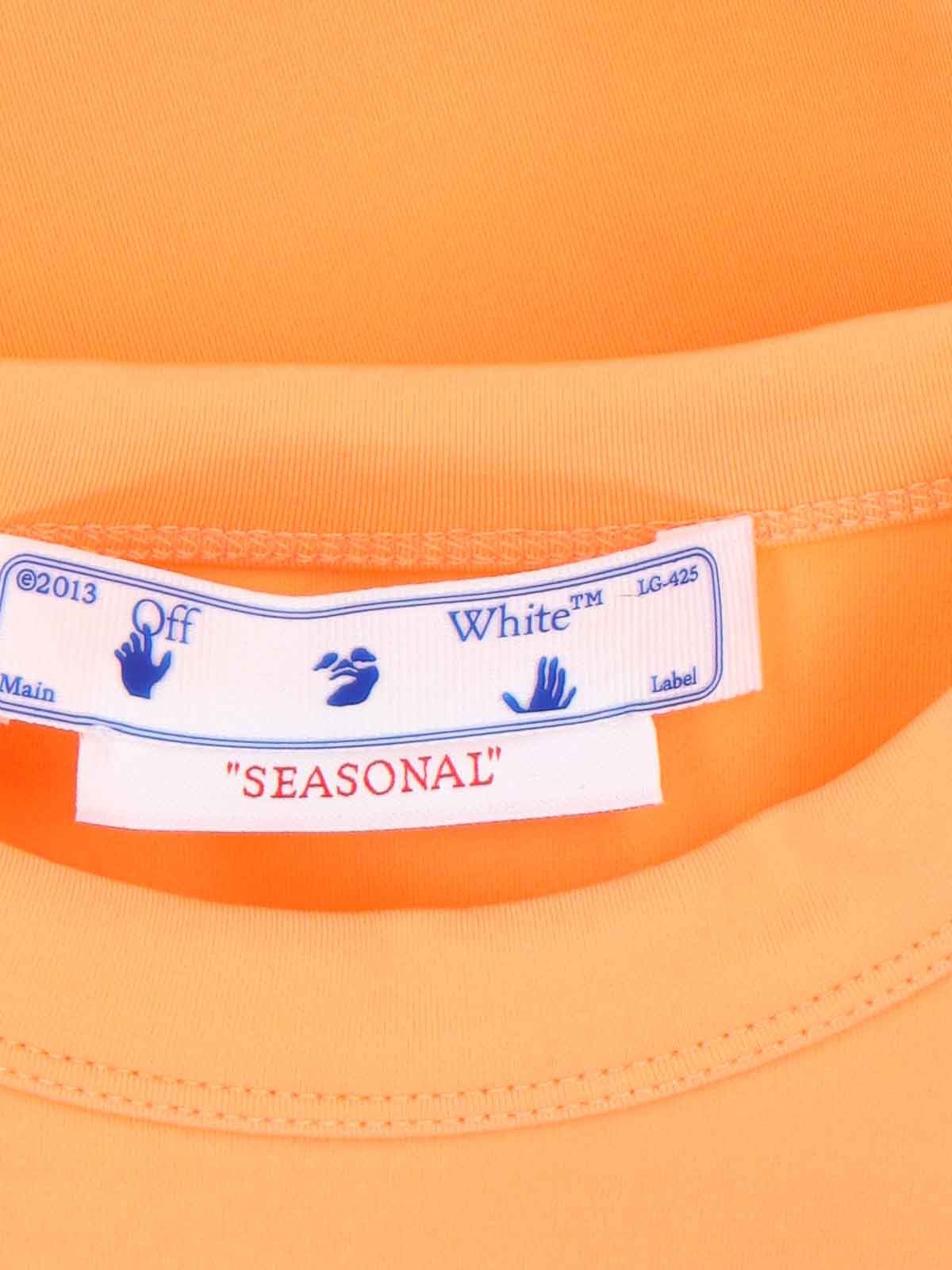 Off-White o1gr1nt0425 Sleek Rowing Top in Peach Orange Size S / US 4 / IT 40 - 3 Thumbnail