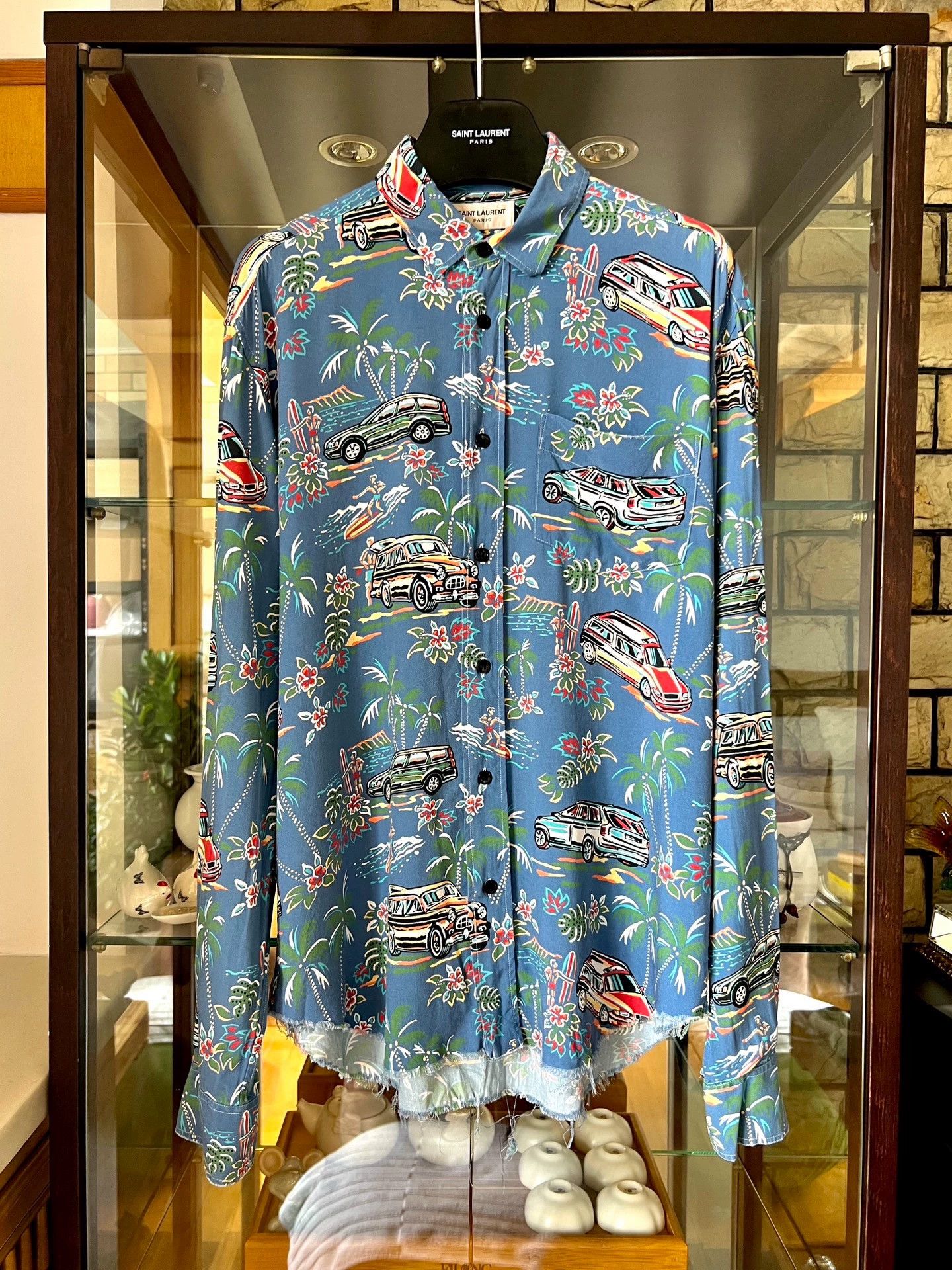 Saint Laurent Paris Saint Laurent Paris Silk shirt Size US M / EU 48-50 / 2 - 1 Thumbnail