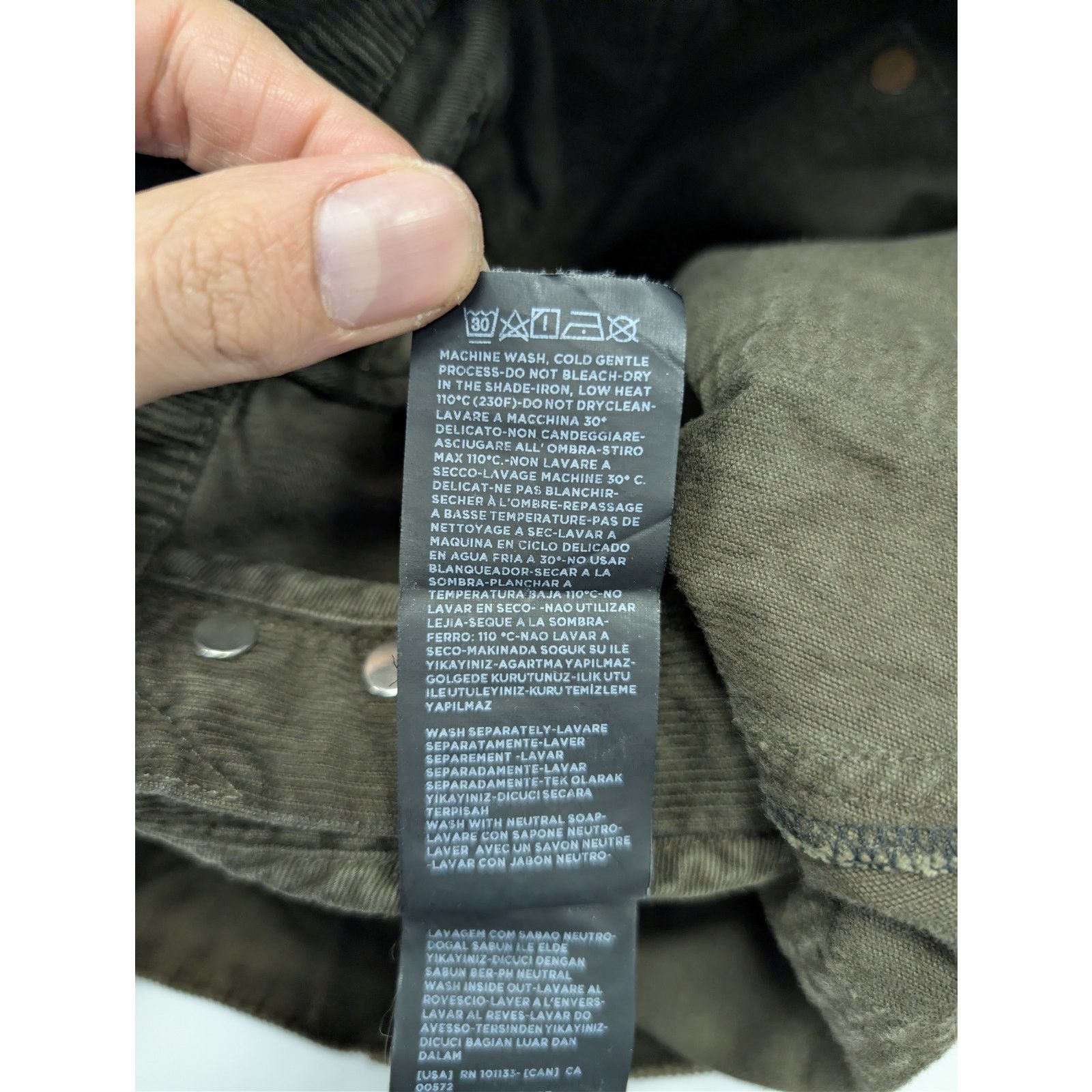Tom Ford o1rshd1 CC20 slim-fit selvedge denim jeans in a brown/taupe Size US 33 - 21 Thumbnail