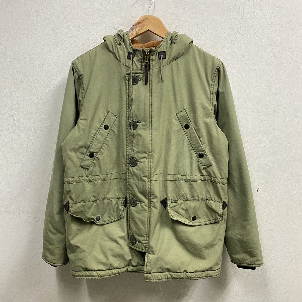 Supreme 🔥Supreme N-3B Parka Cotton Waxed Jacket Size US S / EU 44-46 / 1 - 1 Thumbnail