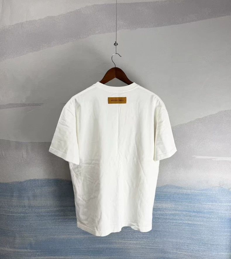 Louis Vuitton Louis Vuitton White Graffiti Short Sleeve Shirt-2506 Size US L / EU 52-54 / 3 - 3 Thumbnail