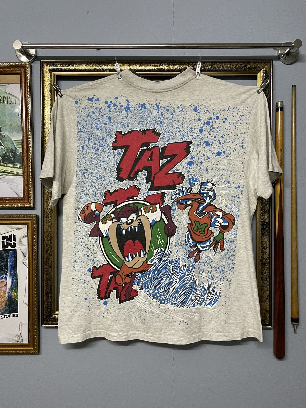 Vintage Vintage 90s Iconic Taz Manian Devil Ovp Pop Culture Tshirt Size US L / EU 52-54 / 3 - 10 Thumbnail