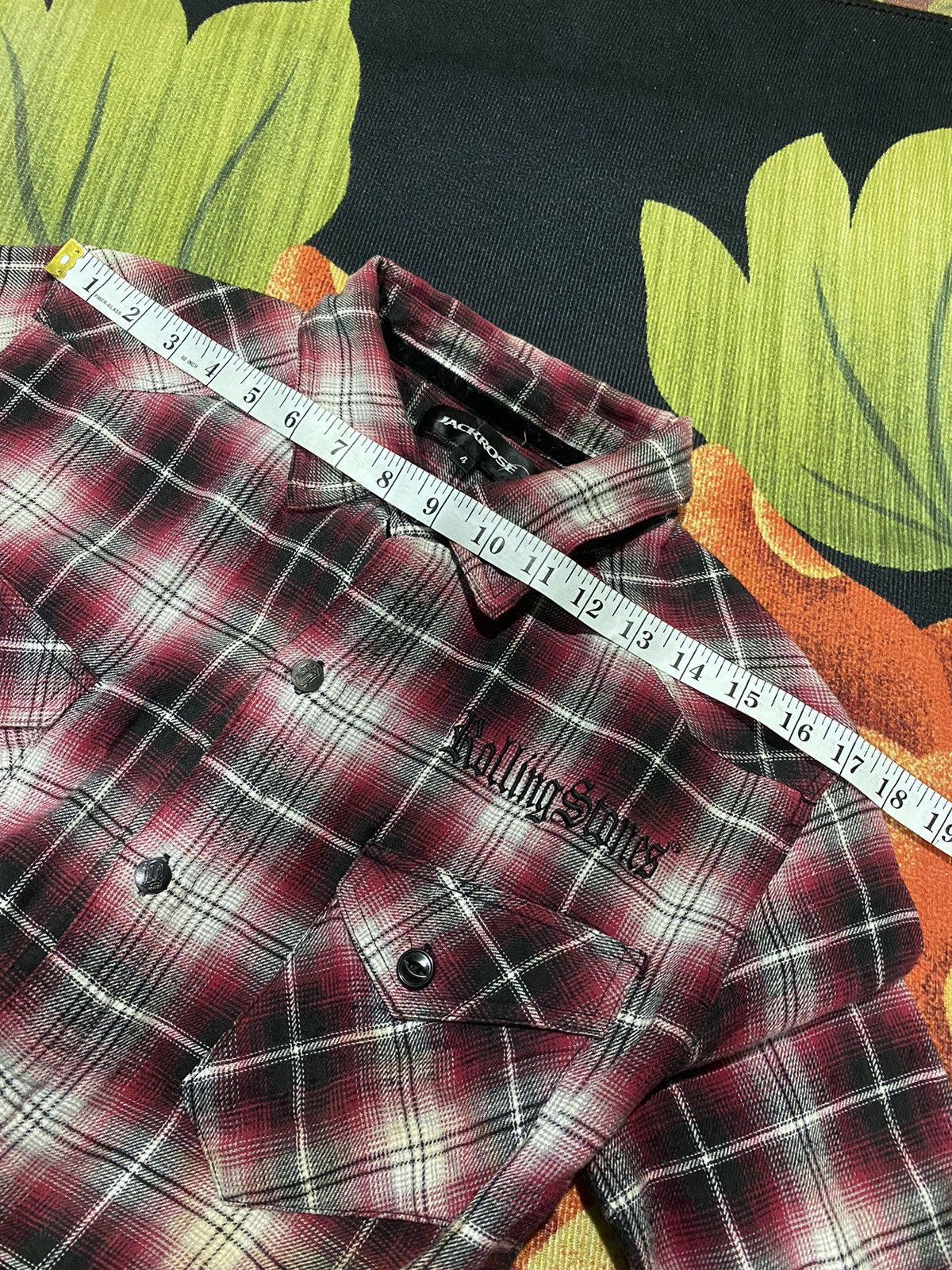 Band Tees Vintage Y2K The Rolling Stones Button Ups Shirt By Jack Rose Size M / US 6-8 / IT 42-44 - 16 Thumbnail