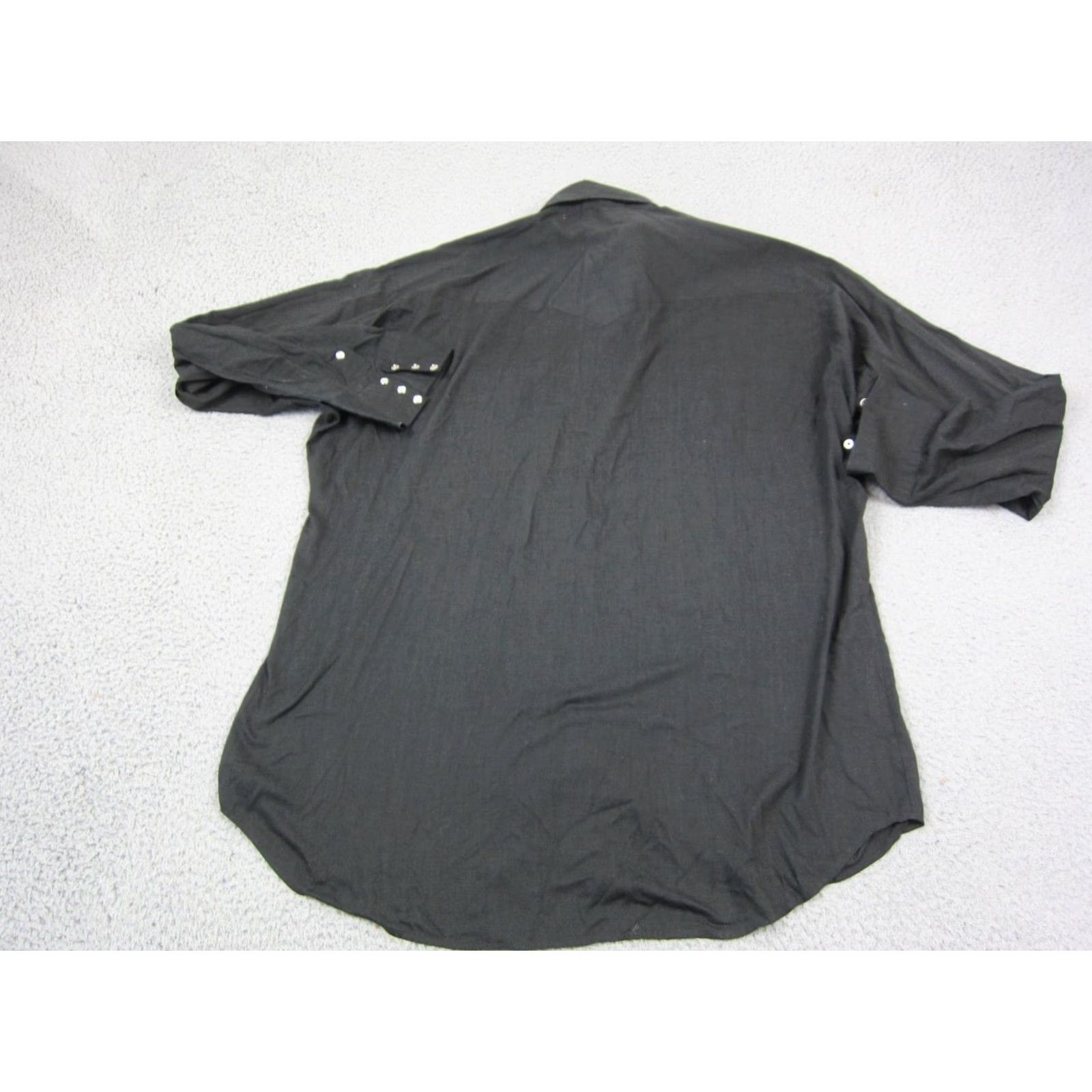 Vintage VINTAGE Ruddock Shirt Mens 2XL Black Western Snap Button Made in USA 90s Shirt Mens 2XL Black Western 90s Ruddock Shirt Size US XXL / EU 58 / 5 - 7 Thumbnail