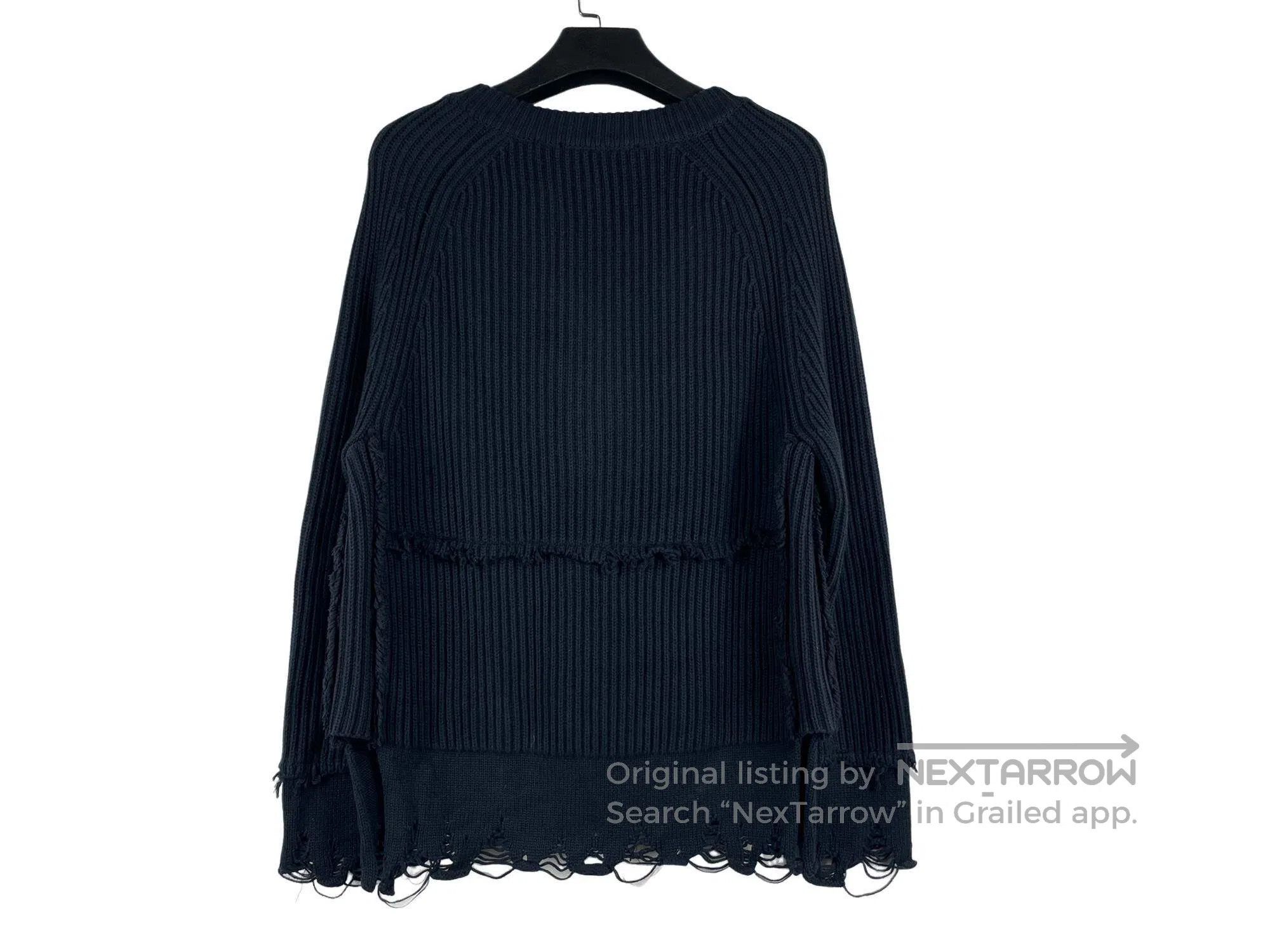 Haider Ackermann Haider Ackermann Zipper Destroyed Knit Cardigan Size US XS / EU 42 / 0 - 2 Thumbnail