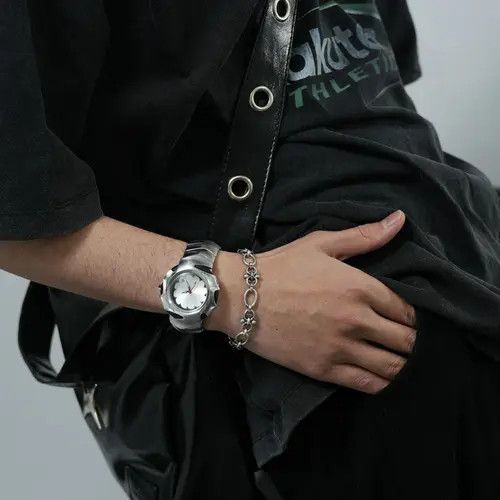 Other Chain Link Silver Bracelet Size ONE SIZE - 5 Thumbnail