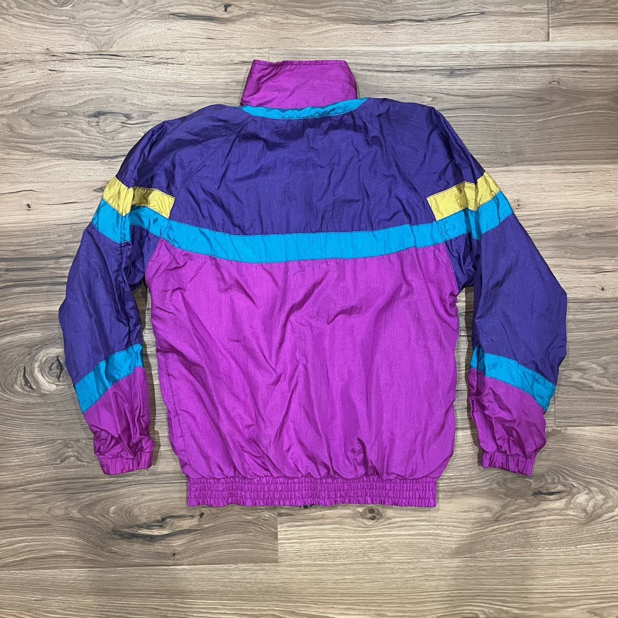 Other Vintage Santolina Bay Nylon Windbreaker Jacket Women Medium Size M / US 6-8 / IT 42-44 - 4 Thumbnail