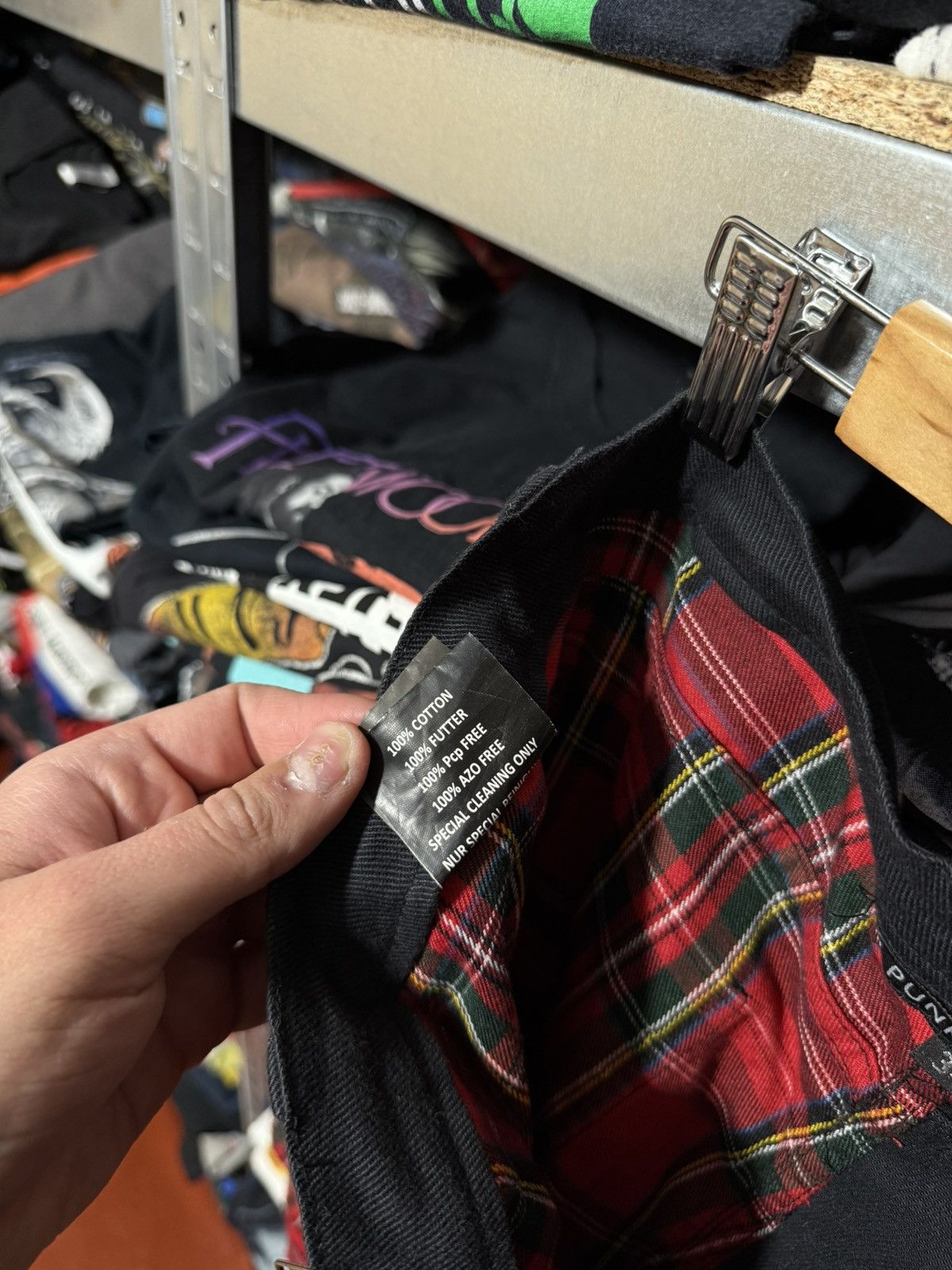 Japanese Brand Rare Japanese Brand Patchwork Punk Rock Emo Shorts Y2K Hype Size US 34 / EU 50 - 10 Thumbnail