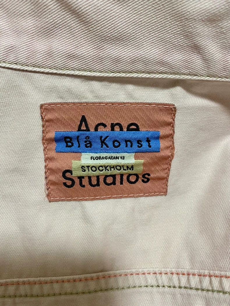 Acne Studios acne studios size:34 pink denim jacket 2504-Nextarrow Size US XS / EU 42 / 0 - 2 Thumbnail