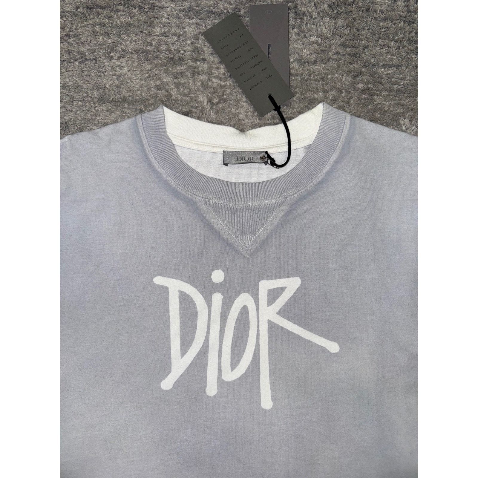 Dior Dior Shawn Stussy Sleeve Classic Tee Shirt T-Shirt Large Size US L / EU 52-54 / 3 - 5 Thumbnail