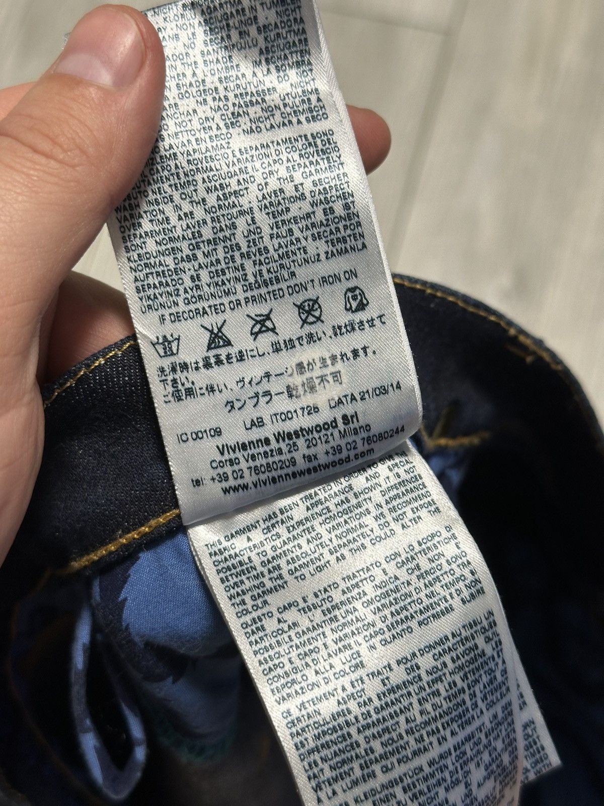 Vivienne Westwood Vivienne Westwood Chaos Anglomania Jeans With Logo Size US 36 / EU 52 - 8 Thumbnail