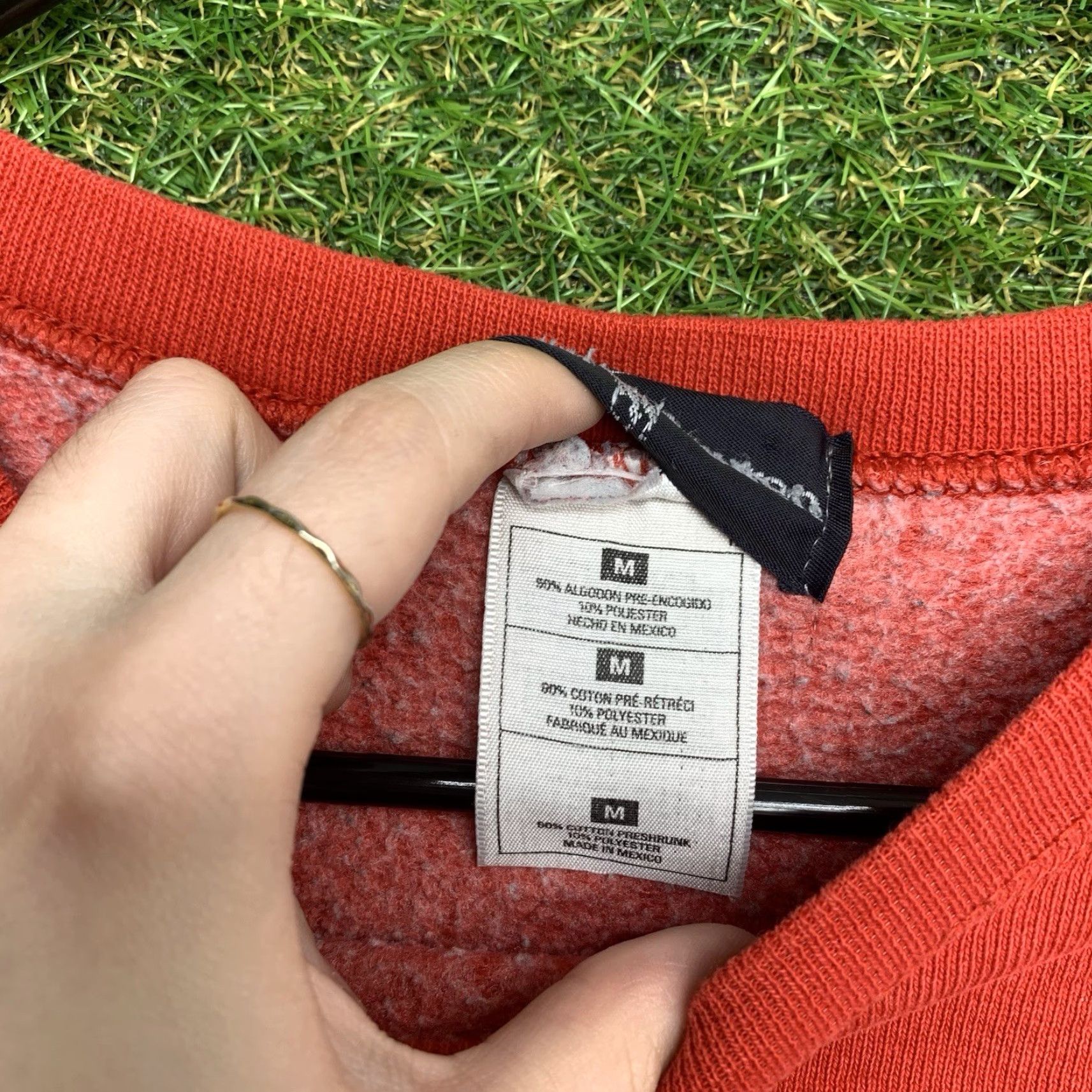 Polo Ralph Lauren VINTAGE Polo Ralph Lauren Sweatshirt Mens M Red Pony Crewneck 90s Y2K Heavyweight Cotton Polyester Embroidered Size US M / EU 48-50 / 2 - 7 Thumbnail