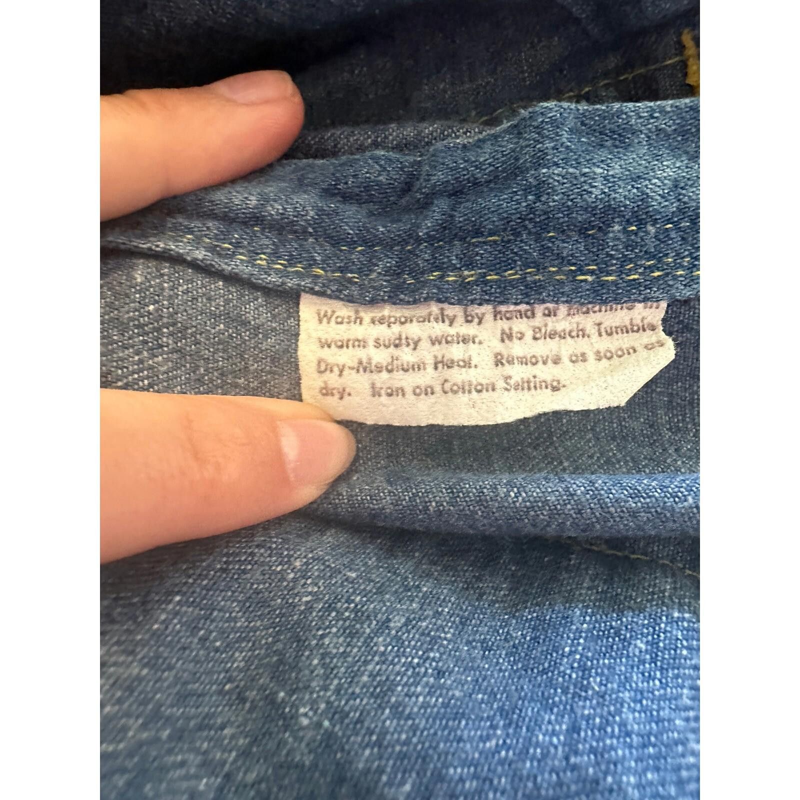 Designer 60s Cheap Jeans Denim Talon 42 Zipper 30 x 31 Size US 30 / EU 46 - 6 Thumbnail