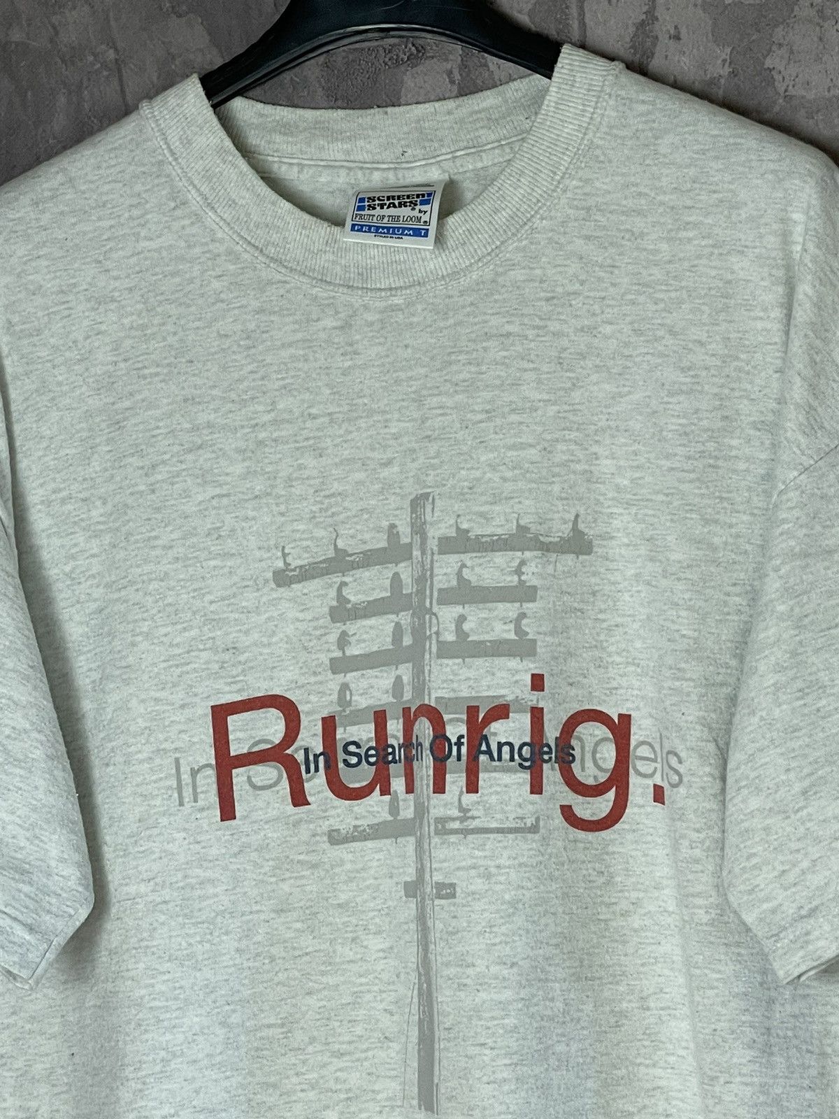 Band Tees × Vintage Vintage Runrig 1999 Screen Stars T-shirt Size US L / EU 52-54 / 3 - 6 Thumbnail