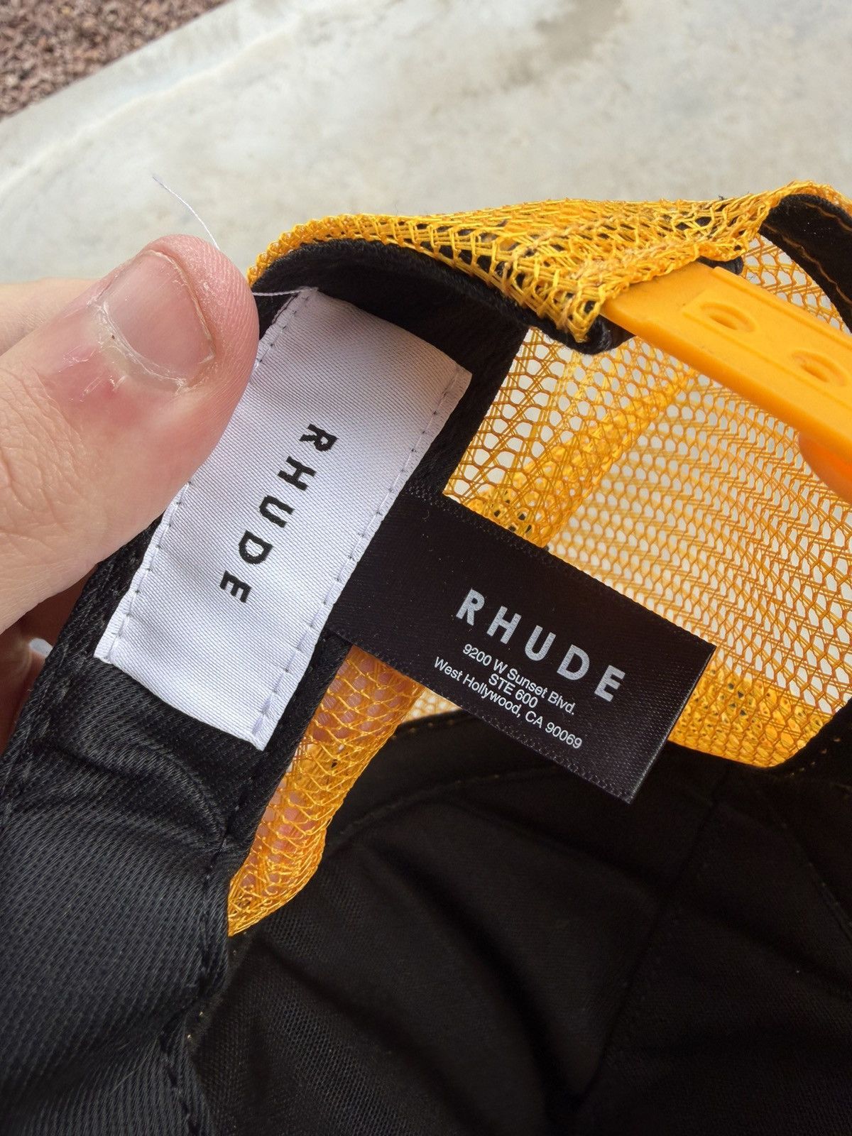 Rhude Rhude Premium Cigars Trucker Hat Yellow / White – Brand New Size ONE SIZE - 7 Thumbnail