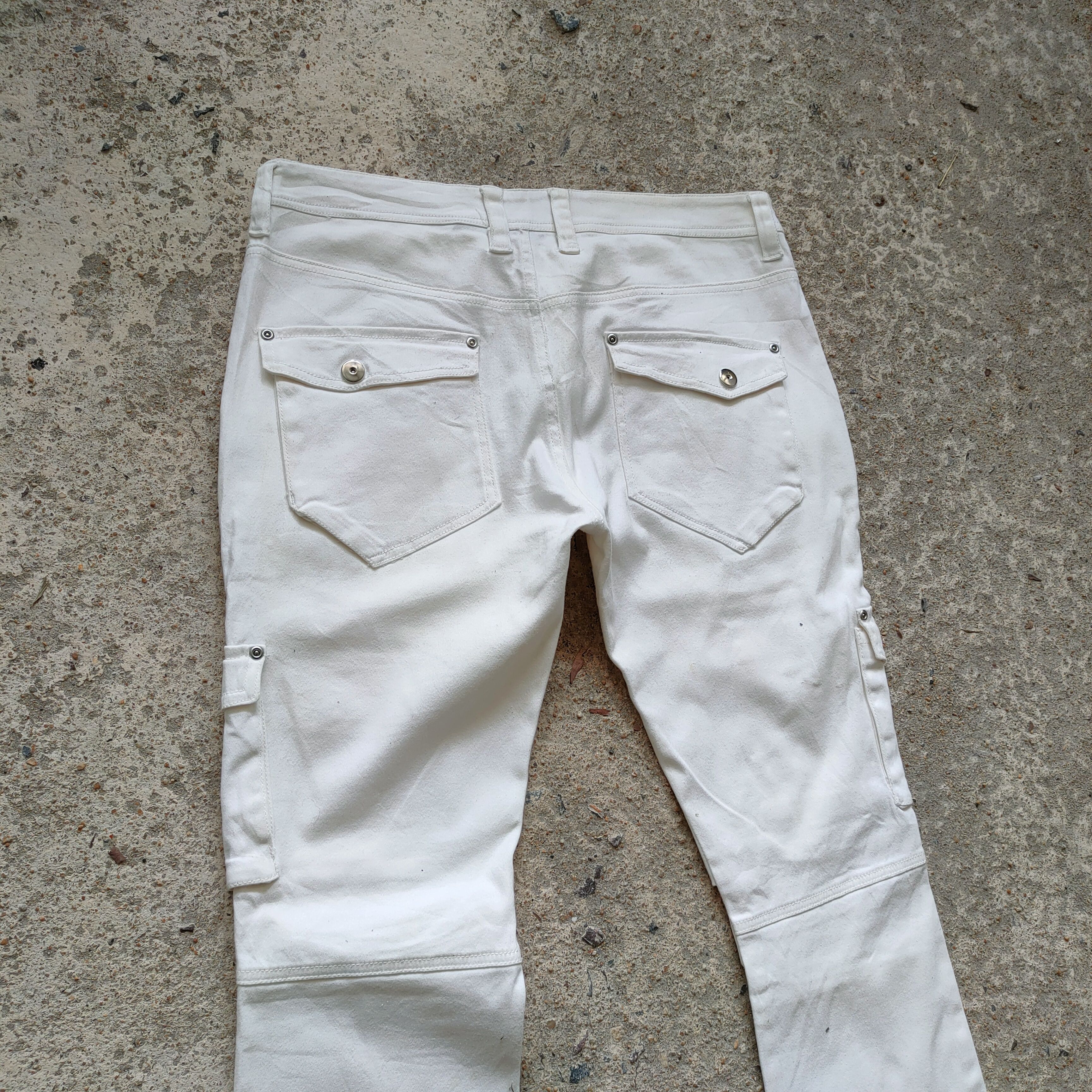 In The Attic × White's Boots IN THE ATTIC WHITE MULTIPOCKET CARGO PANTS Size US 32 / EU 48 - 10 Thumbnail