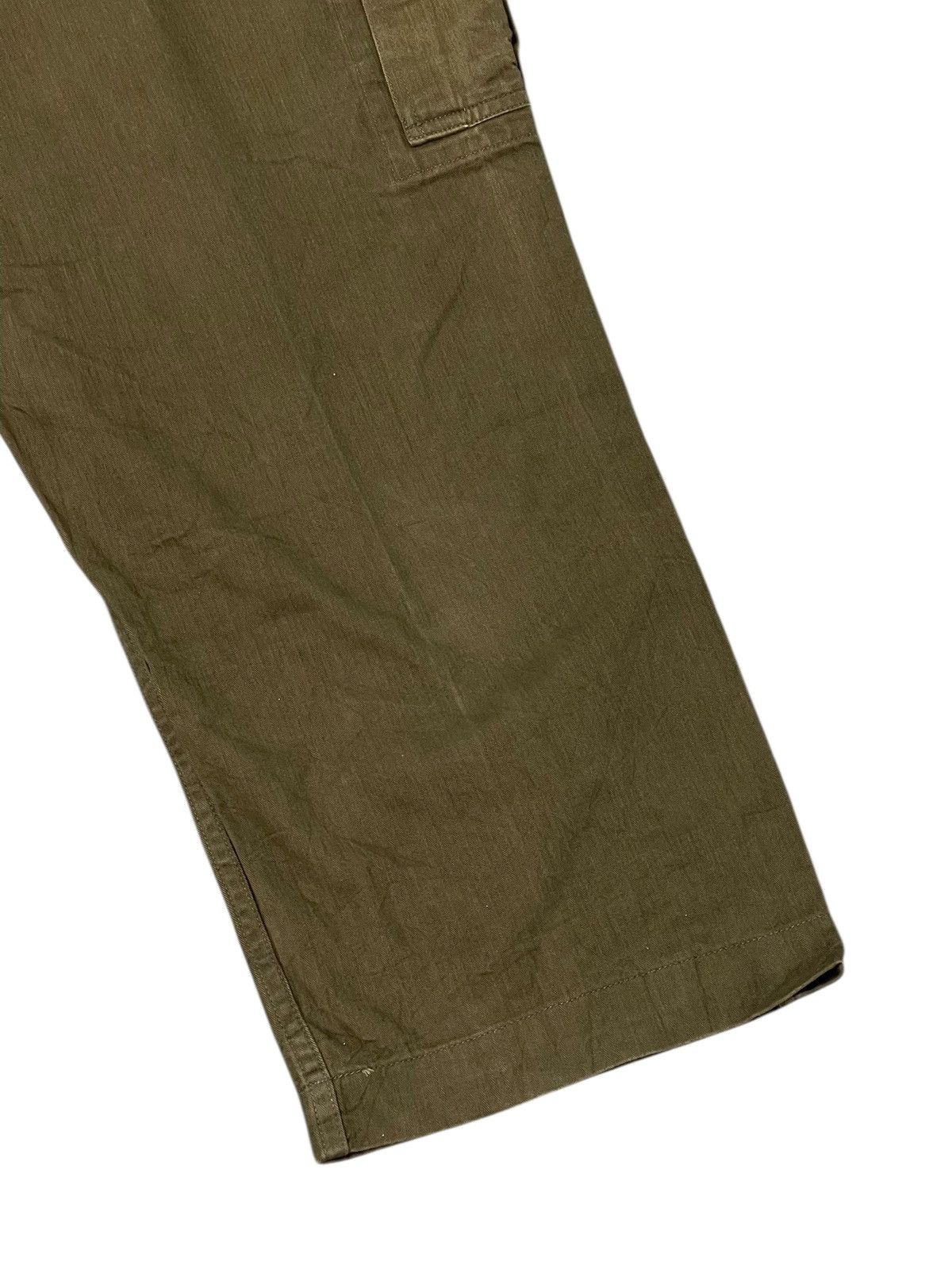 Polo Ralph Lauren Baggy Wide Cargo Polo Ralph Lauren Cargo Herringbones 4🟦0 Size US 35 - 12 Thumbnail