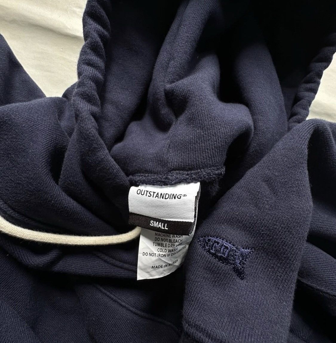 Beams Plus Outstanding & Co V.S.C Hood Sweat Navy 'NAVY' Size US M / EU 48-50 / 2 - 7 Thumbnail