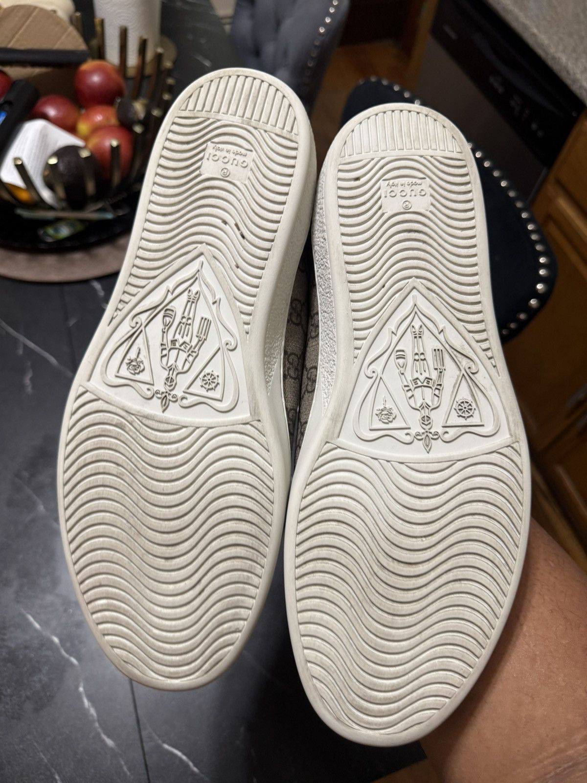 Gucci Gucci Not Fake Ace Sneakers Size 11 G / 12 US 45 EU Size US 12 / EU 45 - 14 Thumbnail