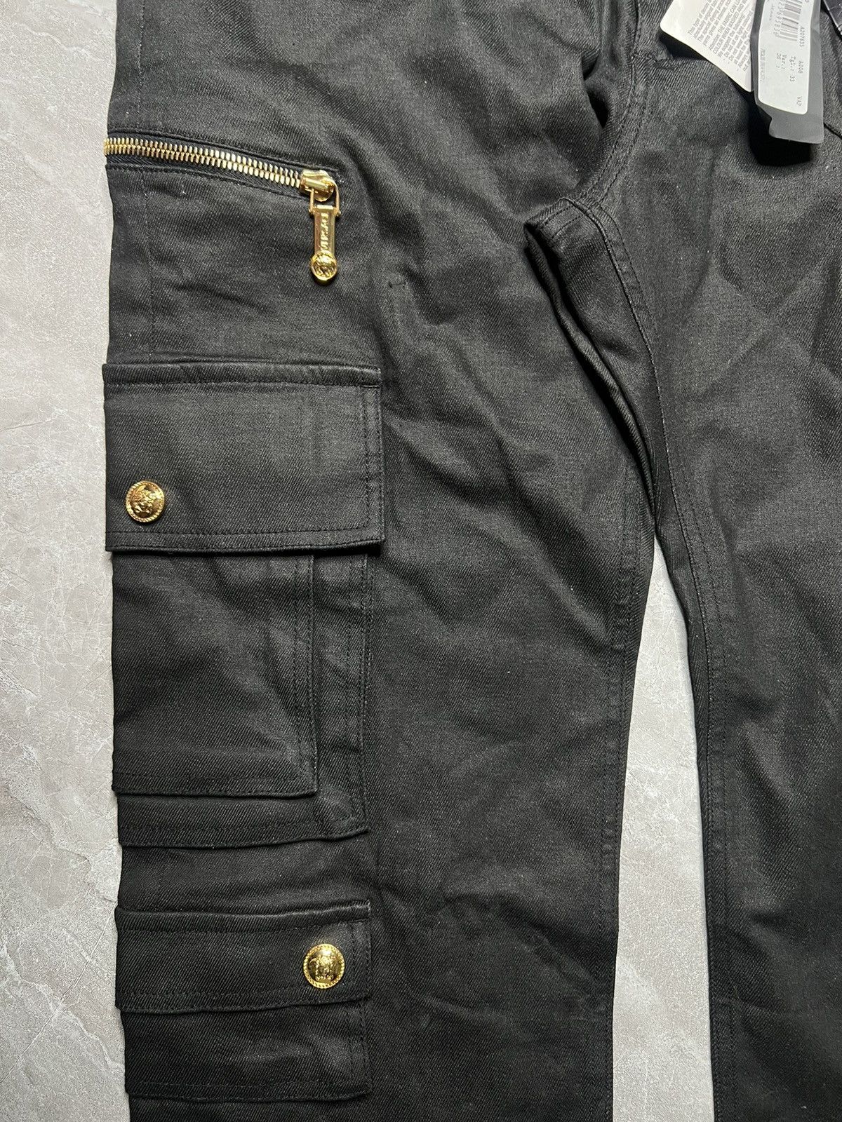 Versace Versace Indigo Dyed Multipocket Cargo Jeans Size US 33 - 3 Thumbnail