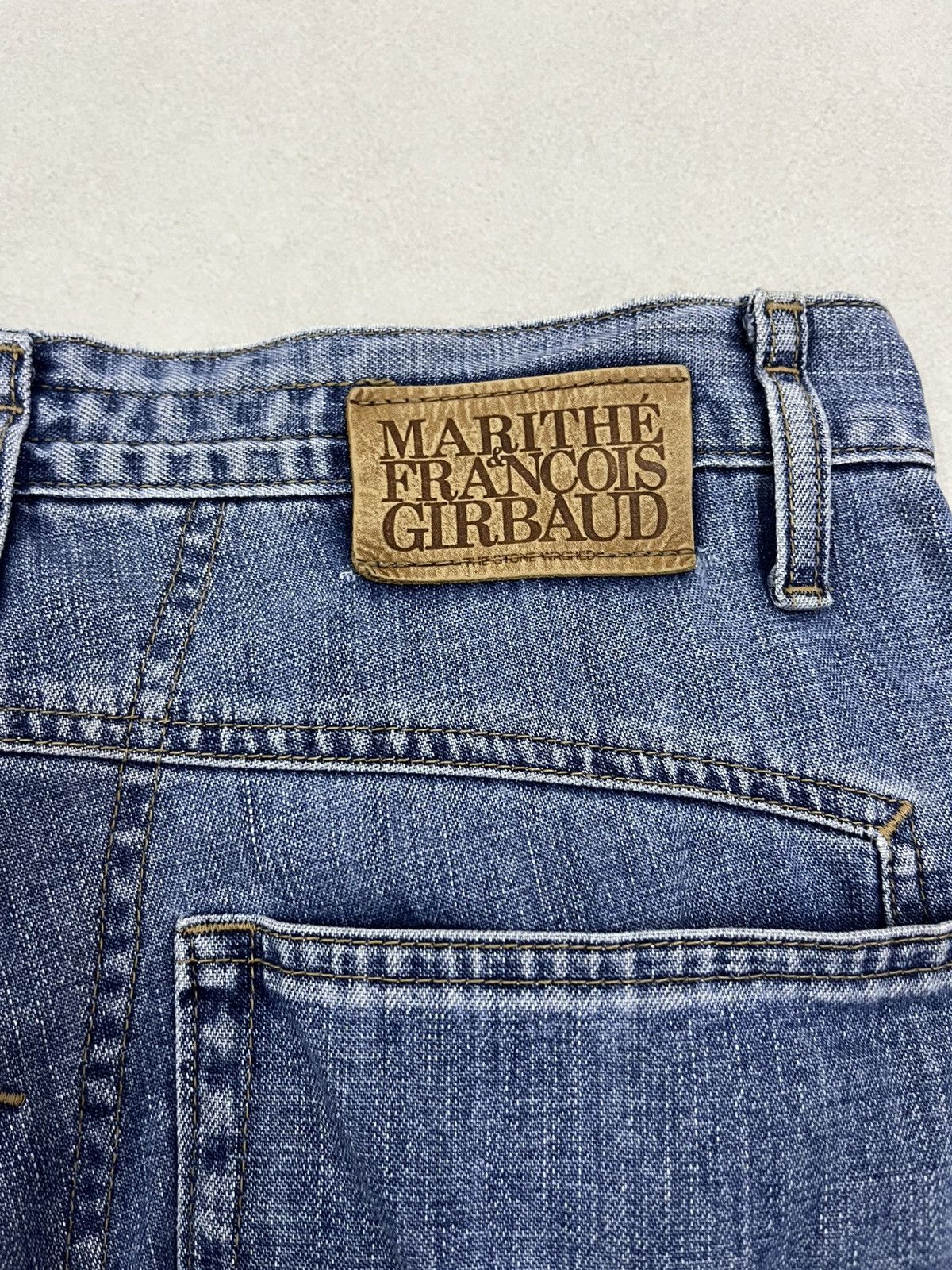 Marithe + Francois Girbaud Girbaud Workwear Wide Jeans Size US 30 / EU 46 - 6 Thumbnail