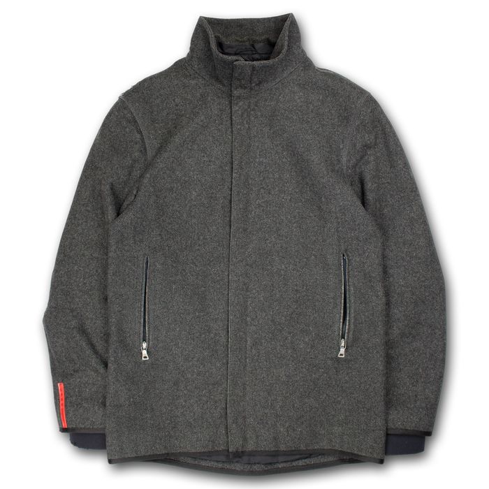 PRADA SPORTS virgin wool nylon jacket-