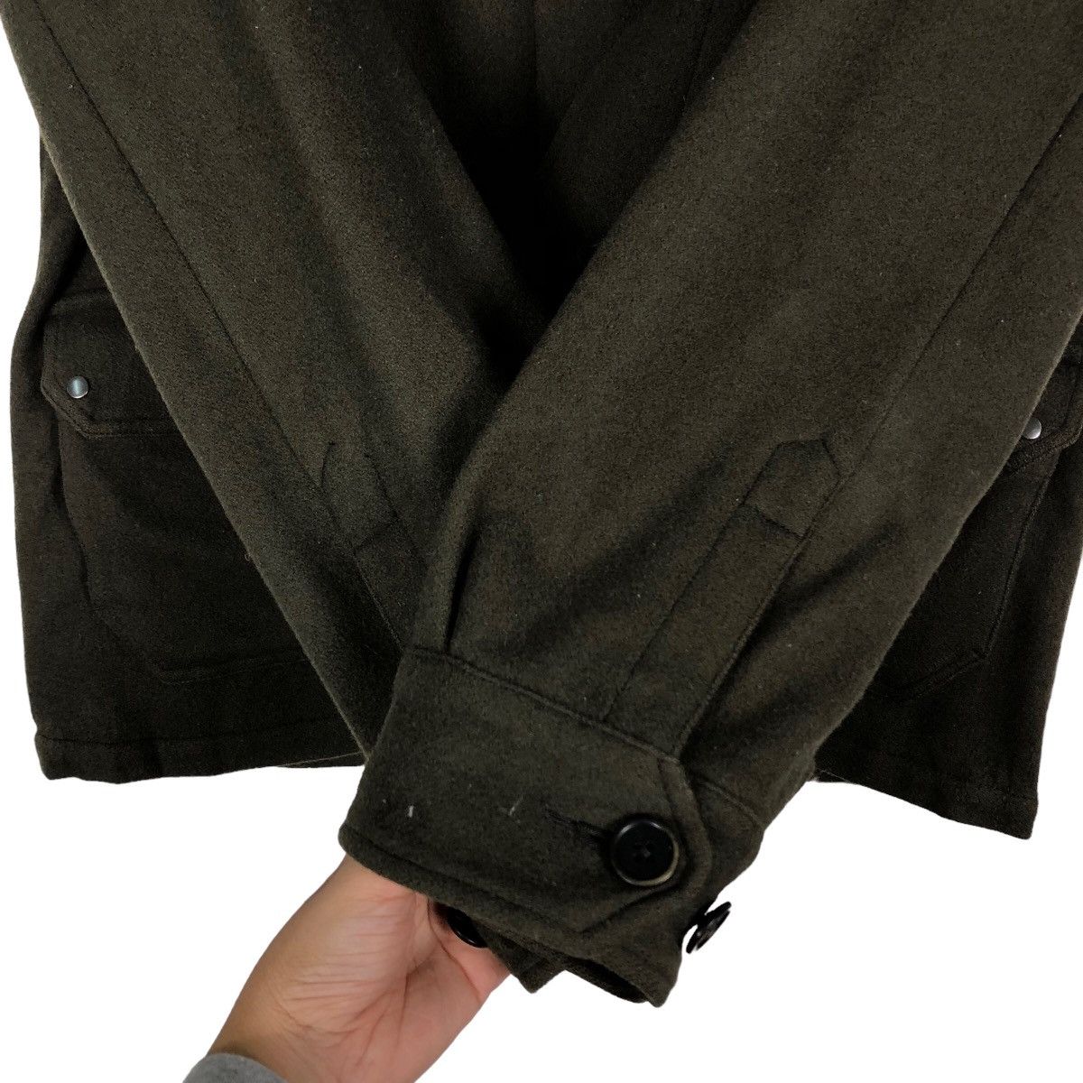 Japanese Brand Vintage Margarett Howell Wool Inspector Jacket Cargo Pocket Size US M / EU 48-50 / 2 - 11 Thumbnail
