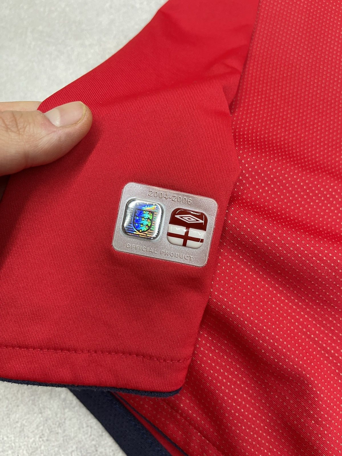 Umbro Vintage Umbro England 2004 Soccer Jersey Red Official Y2K Size US XL / EU 56 / 4 - 8 Thumbnail