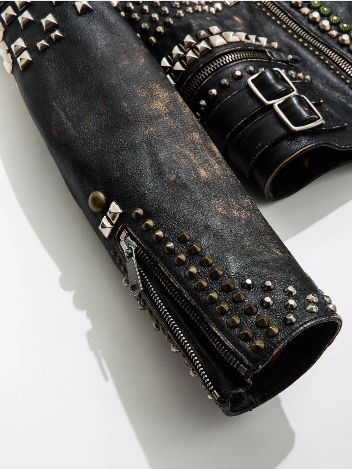 Gucci Gucci Studded Leather Jacket Size US L / EU 52-54 / 3 - 12 Thumbnail