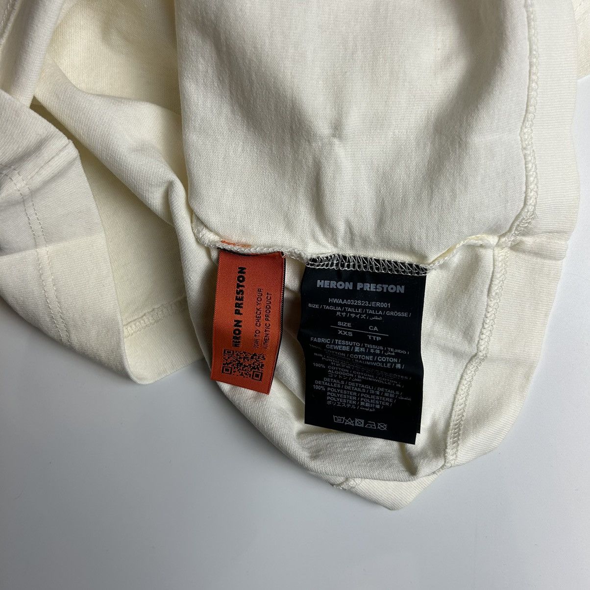 Heron Preston *NEW* Heron Preston Sponsor Logo T-shirt Womens Size XXS / US 00 / IT 34 - 4 Thumbnail
