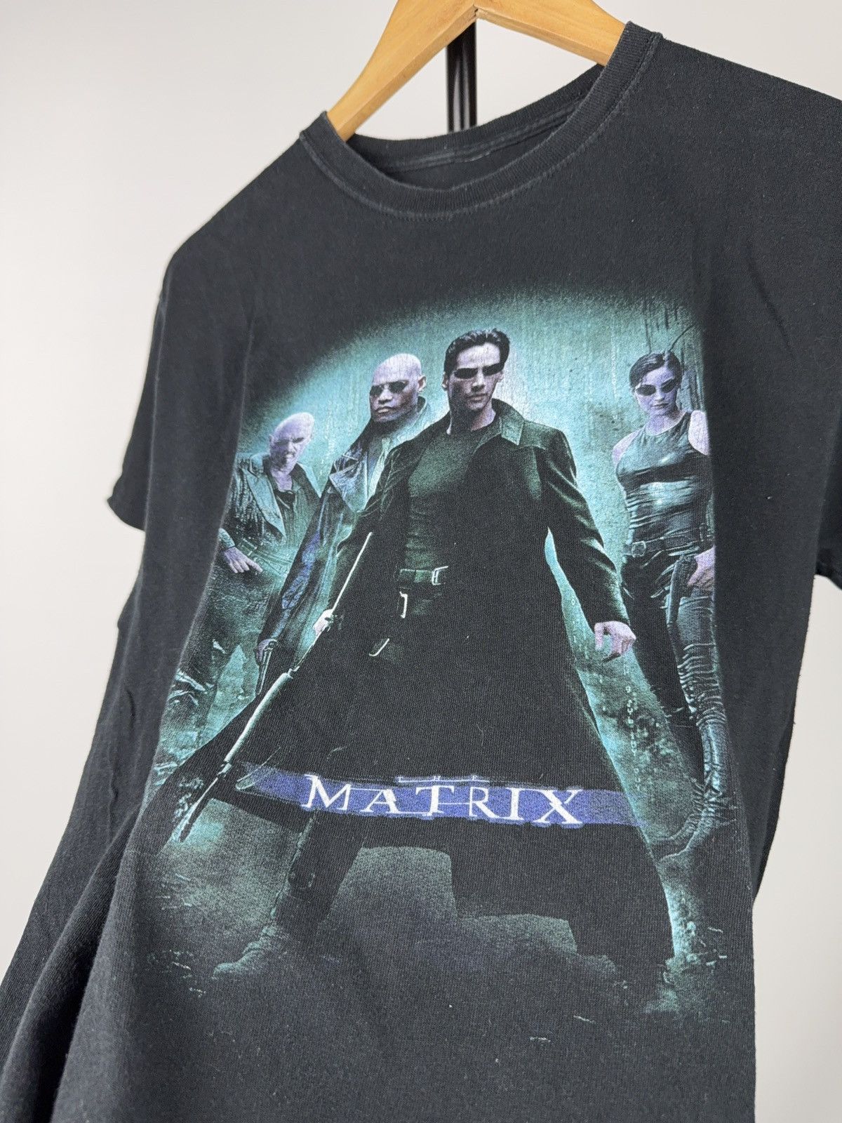 Vintage 2020 The Matrix Movie T-Shirt Neo Film Promo Black Tee Size US M / EU 48-50 / 2 - 6 Thumbnail