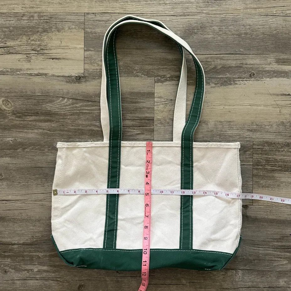 L.L. Bean Vintage L.L. Bean Boat And Tote Green Canvas Tote Bag Size ONE SIZE - 5 Thumbnail