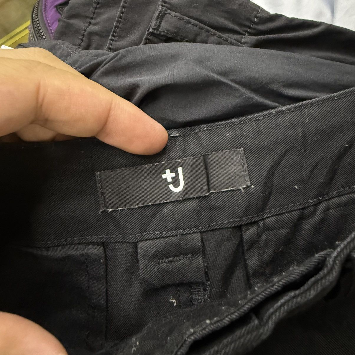 Jil Sander Jil Sander Wide Relaxed Half Shorts in Black One Pocket Size US 31 - 7 Thumbnail