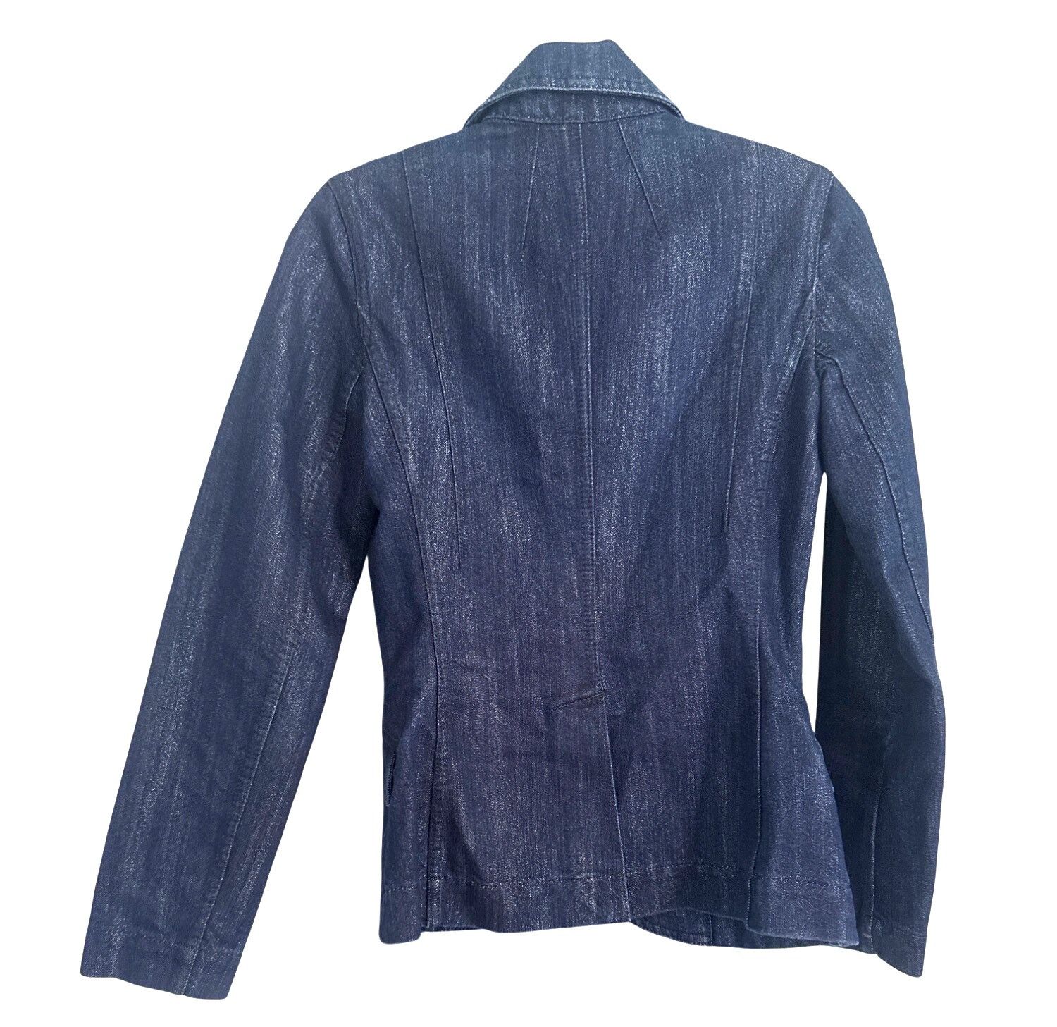 Christian Dior Monsieur Christian Dior Boutique Womens Denim Blazer Jacket Size 32 s Size S / US 4 / IT 40 - 2 Thumbnail
