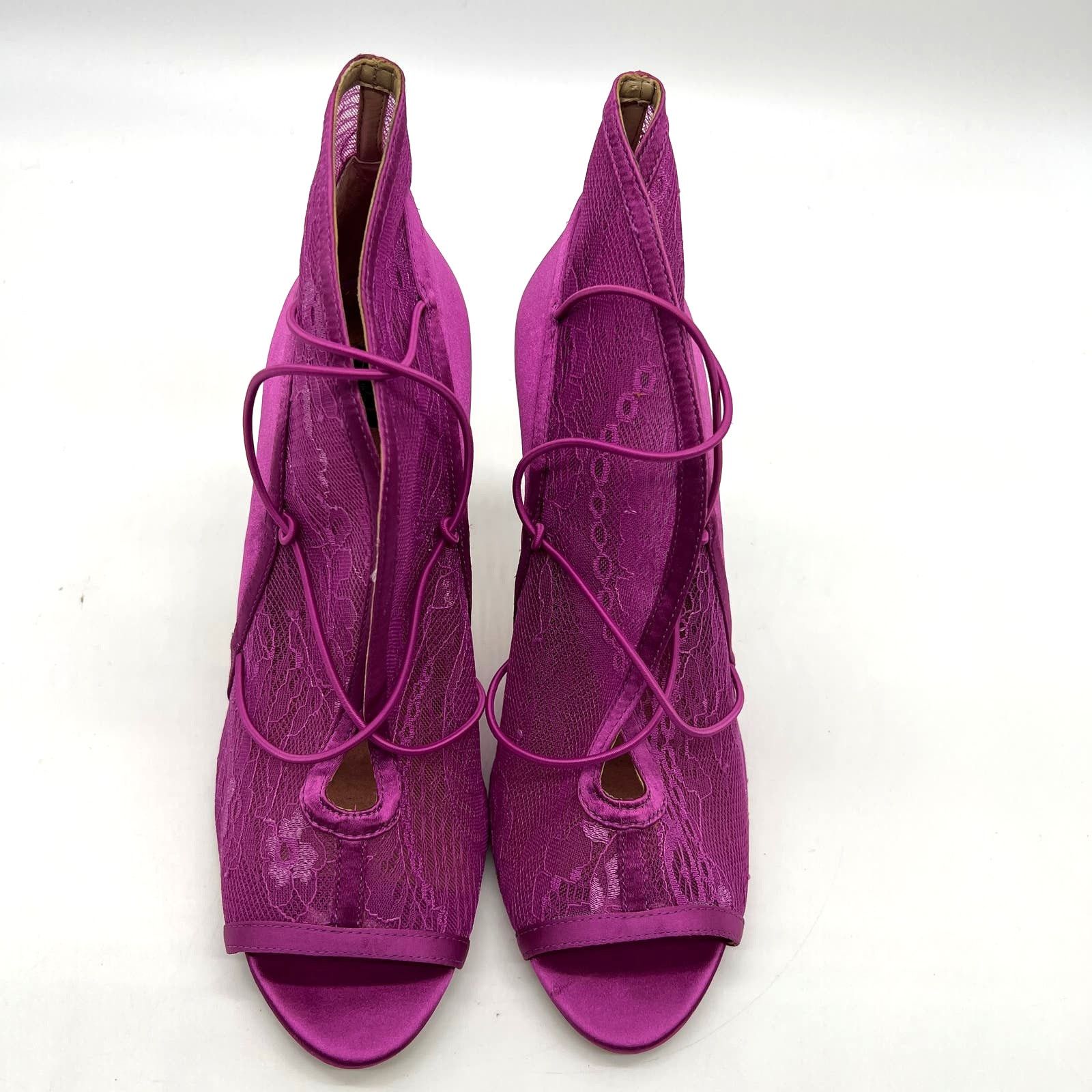 Other G.I.L.I. Peep Toe Size 9 M Elastic Front Booties Size US 9 / IT 39 - 2 Thumbnail