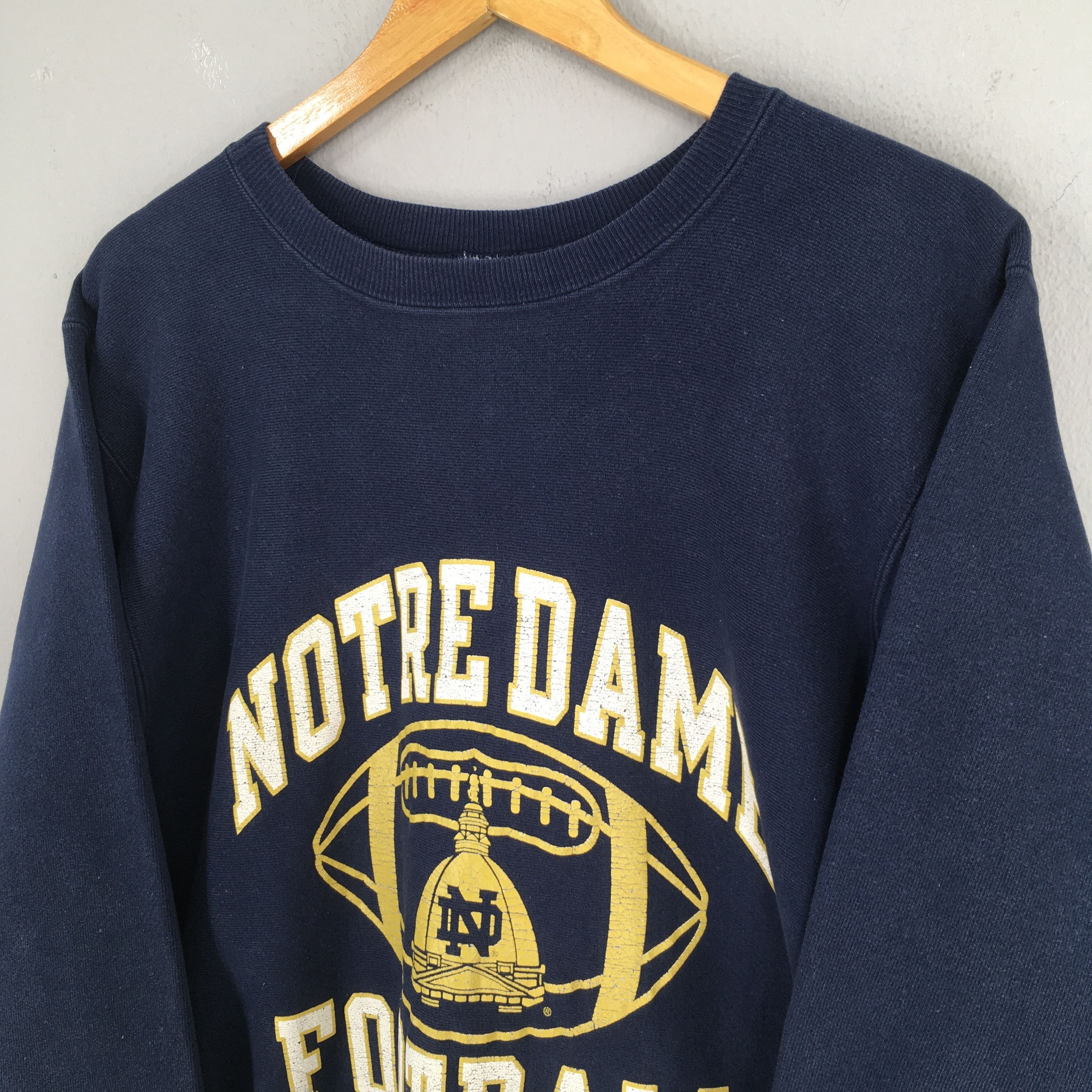 Other Vintage Champion Reverse Weave Notre Dame Sweatshirt Large Size US L / EU 52-54 / 3 - 3 Thumbnail