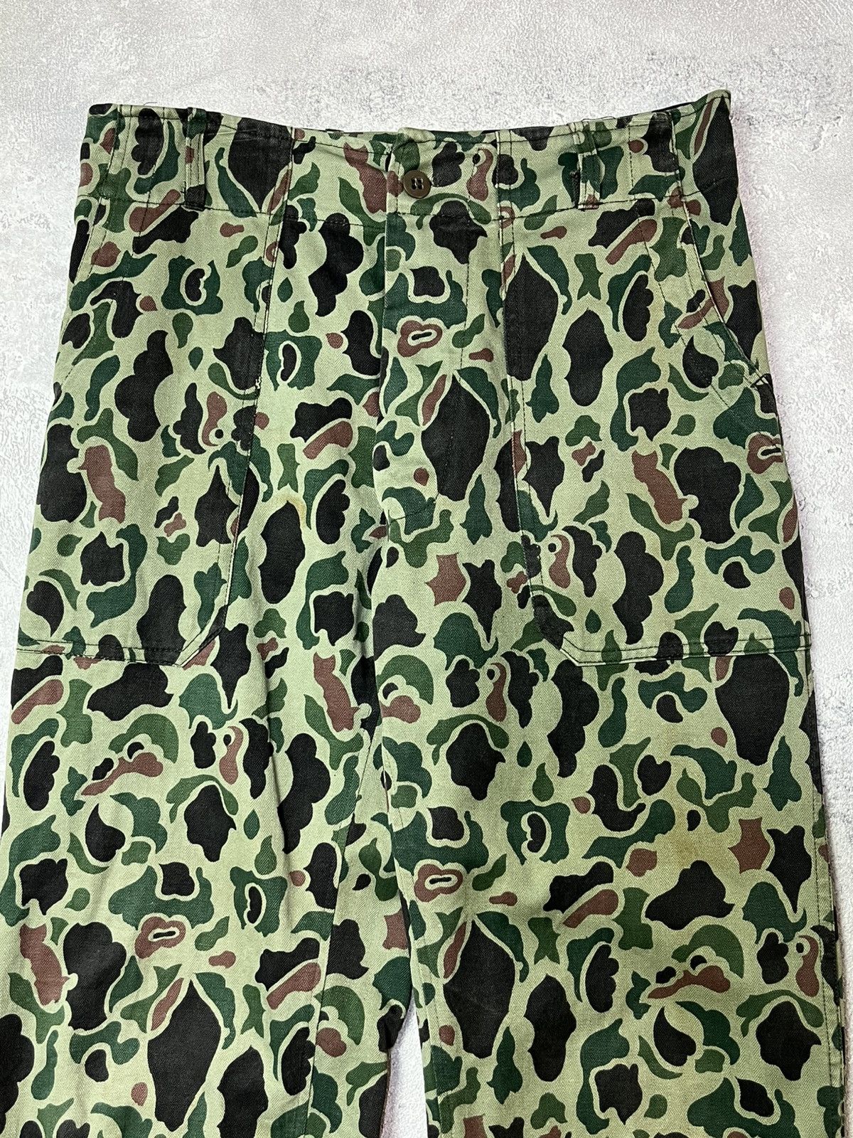 Vintage Vintage 60s Korea army HBT Duck Hunter / Frog skin Size US 30 / EU 46 - 5 Thumbnail